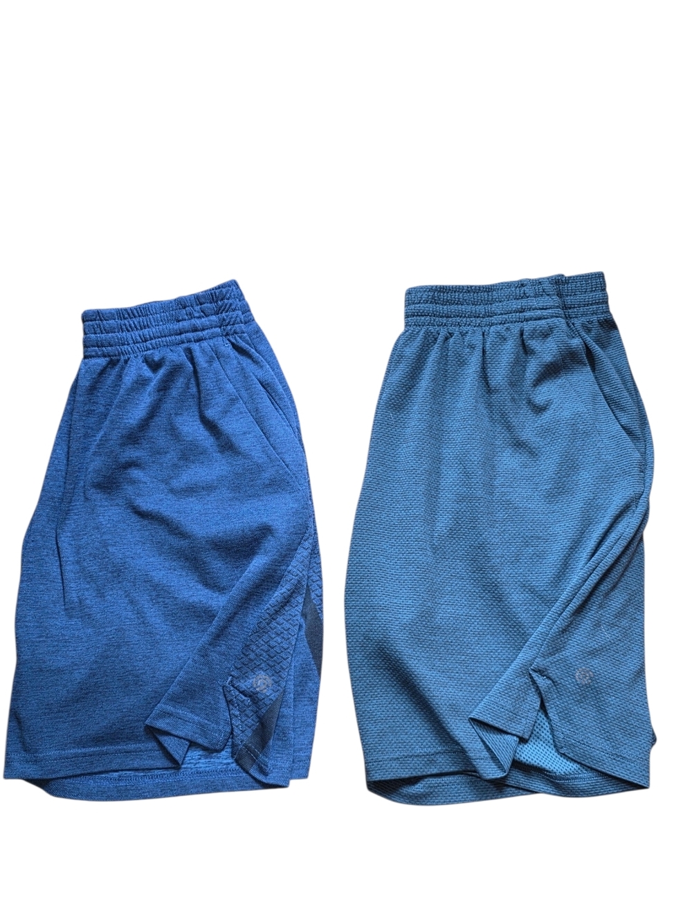 Champion Set Of 2 Men's Drawstring Pocketed Athletic Shorts 1 Blue 1 Green Sz L